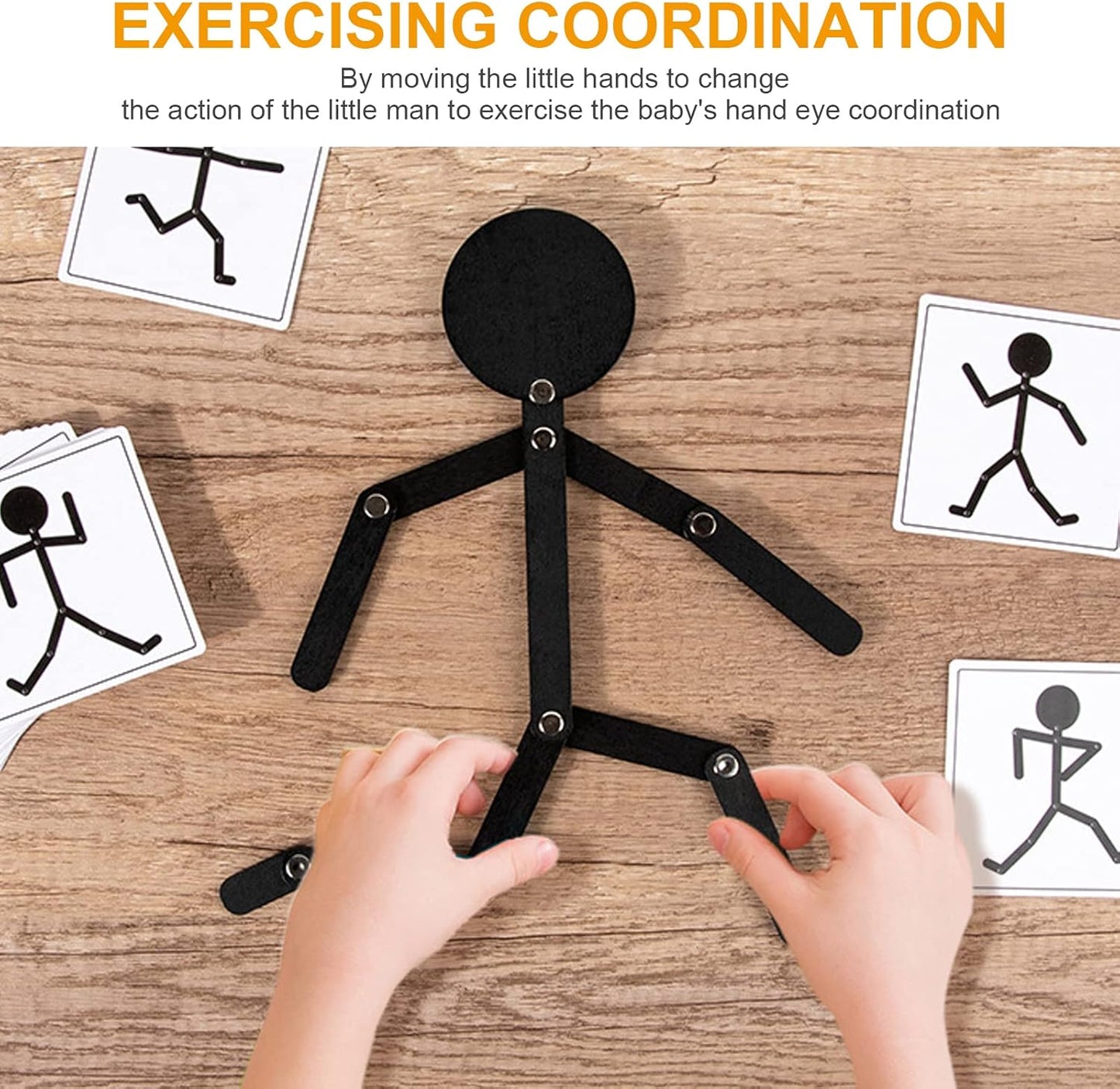 Magic Stickman – Montessori Early Learning DIY Assemble Toy for Kids & Adults (Buy 1 get 1 FREE)