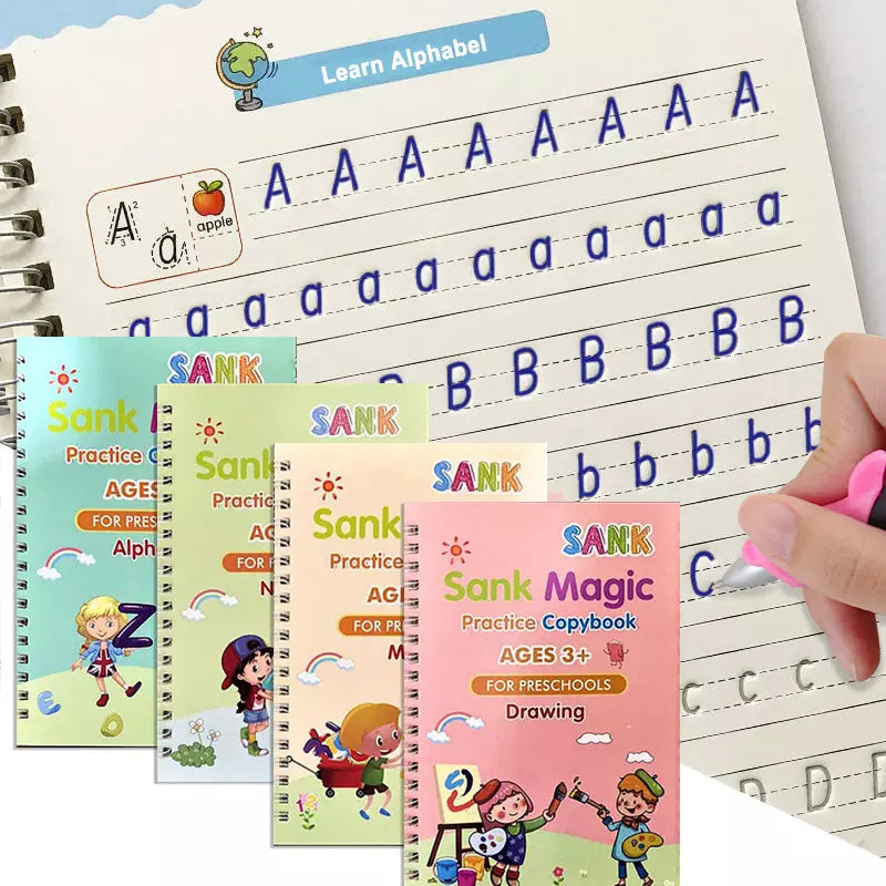 50% OFF - Reusable Magic Book + Educational Star Block For Kids Development + FREE Learning 2000+ pages downloadable PDF worksheet for kids
