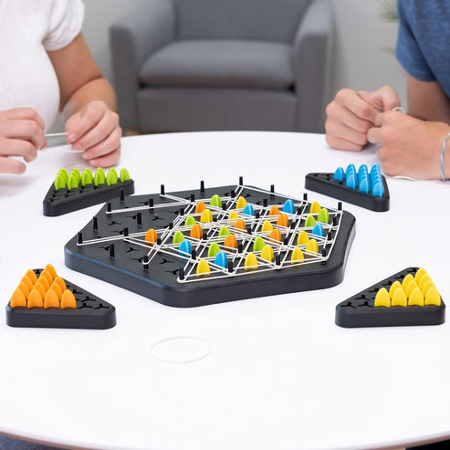 Triangle shape rubber game!! 2-4 player game (NEWLY LAUNCHED) - Boost Cognitive Skills & Fun for Kids & adults