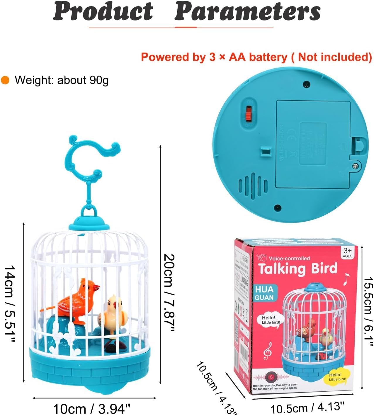 👶 Little Talking Bird – Musical Sound Toy for Toddlers 🐣🎶