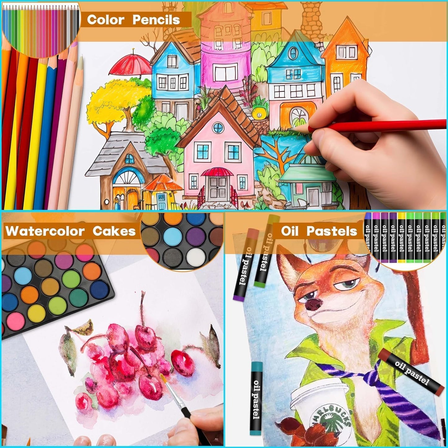 🎨 Mumma Mall – Little Artist Box (145 Pcs)