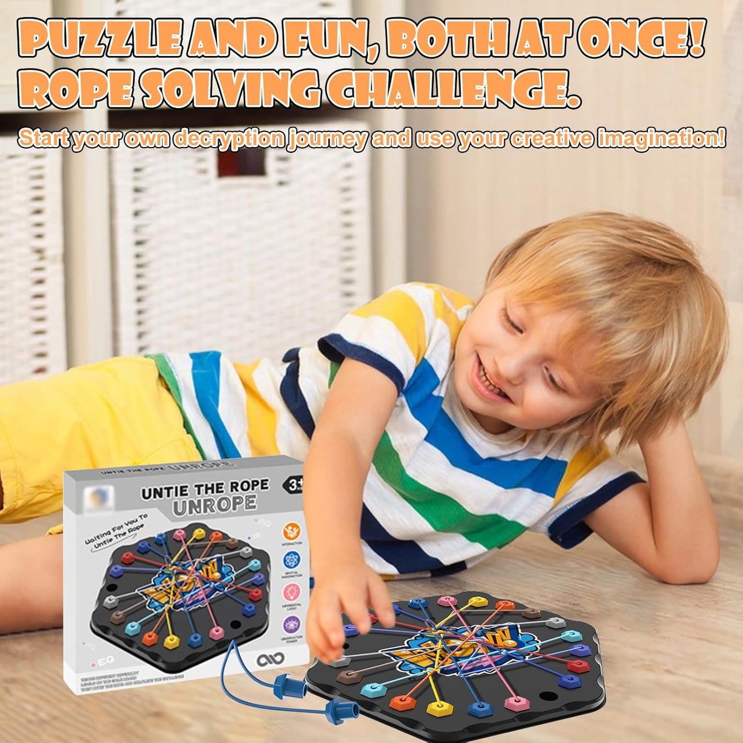 🎯🪢 Smart Loops – Interactive Rope Puzzle for Kids
