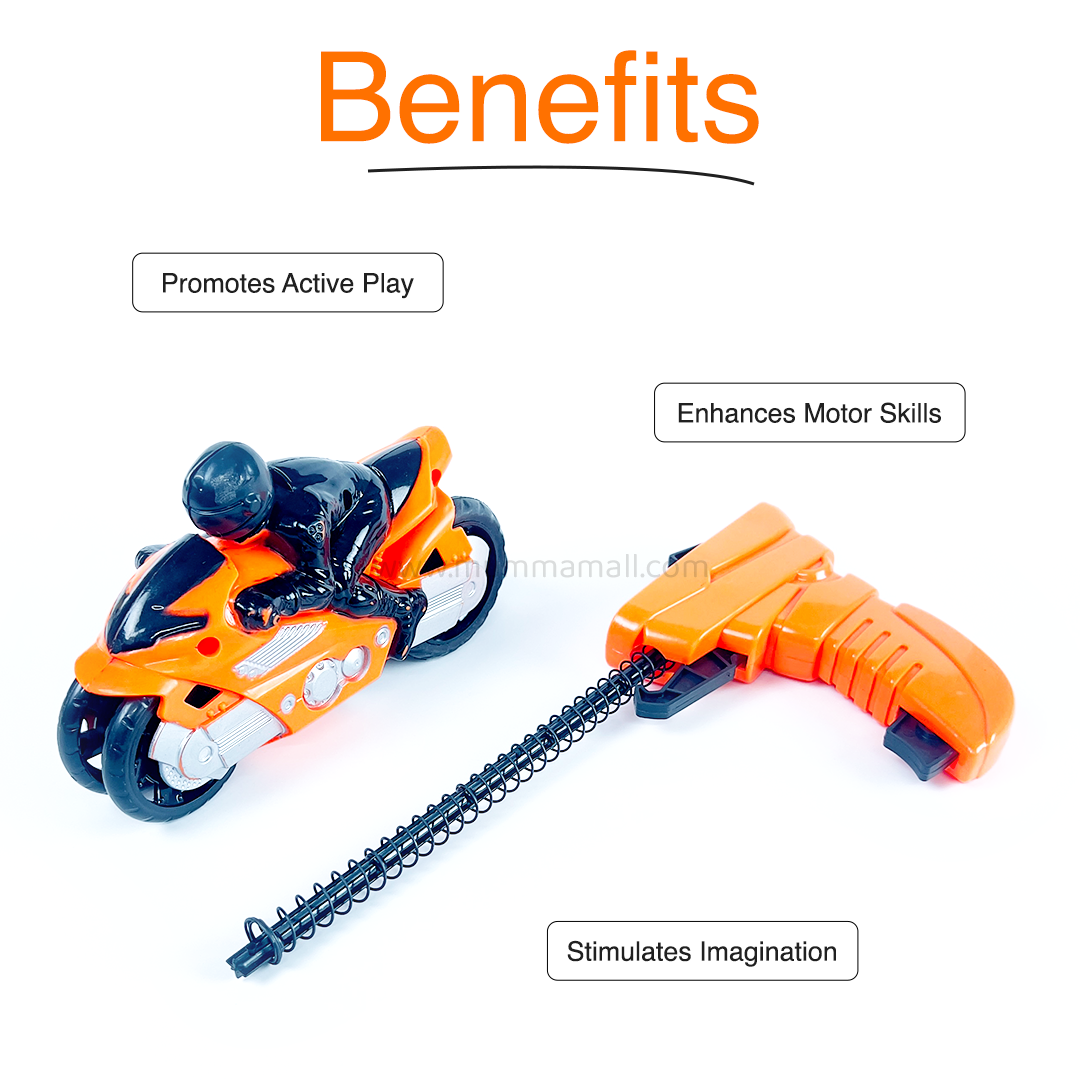 🏎️ Turbo Rider Bike Toy – Friction-Powered Fun 🚴‍♂️
