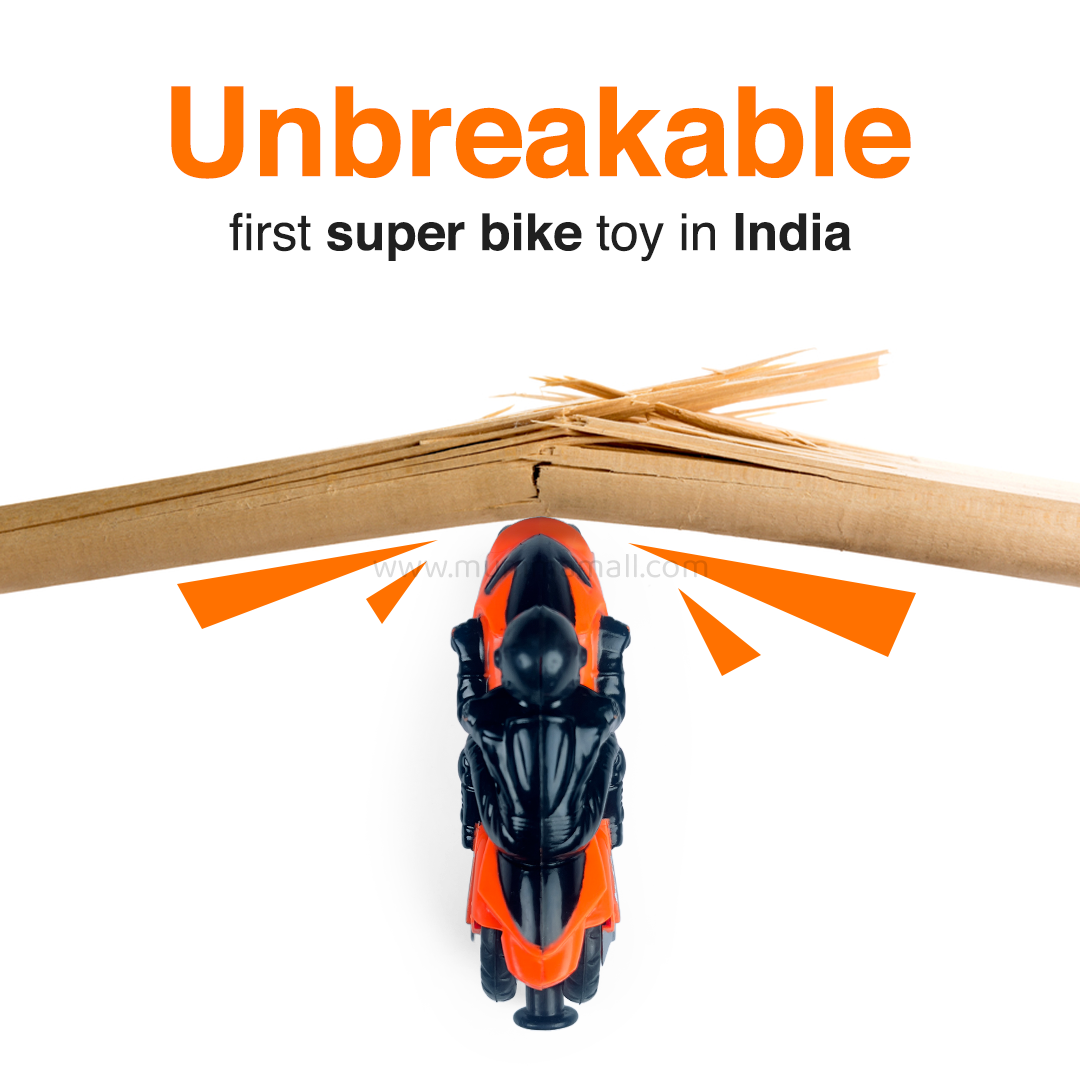 🏎️ Turbo Rider Bike Toy – Friction-Powered Fun 🚴‍♂️