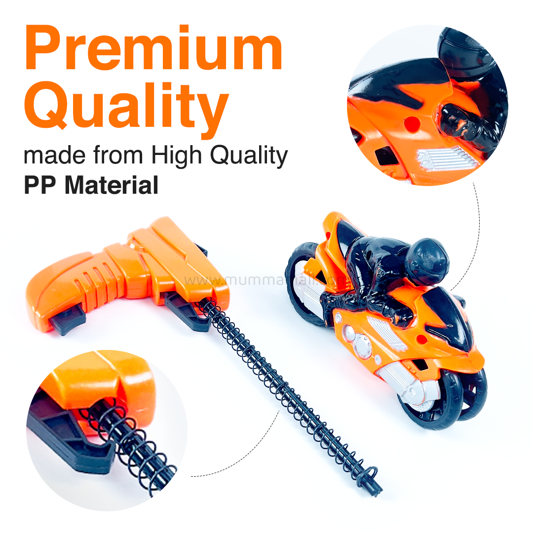🏎️ Turbo Rider Bike Toy – Friction-Powered Fun 🚴‍♂️