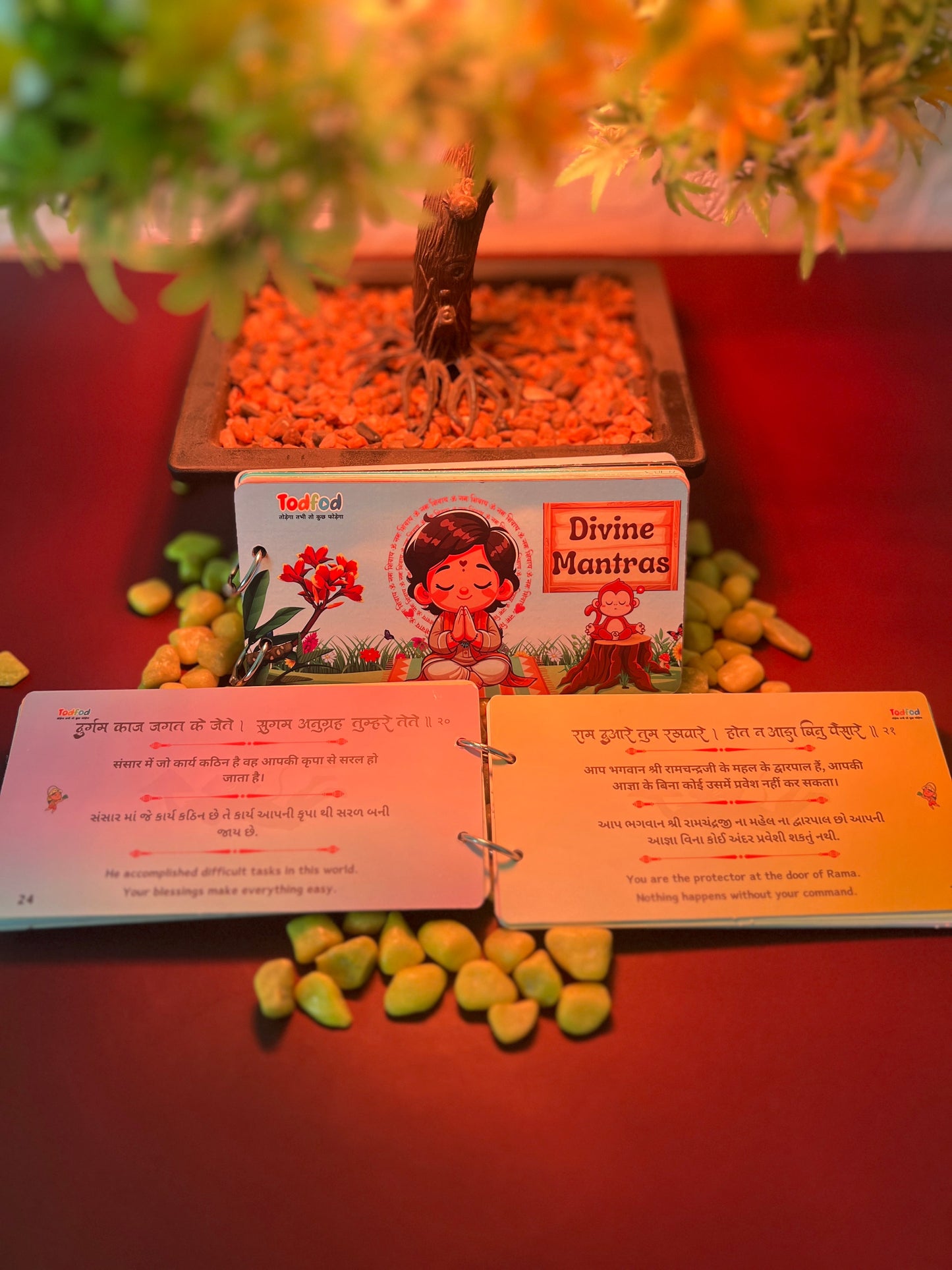 🕉️ Divine Duo: Mantra + Chalisa with Meanings in Gujarati, Hindi & English